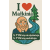 I LOVE Małkinia — naklejka [6 × 9] cm - (wariant A)
